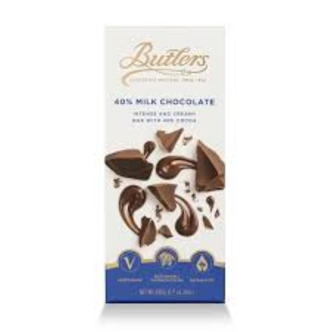 BUTLERS 40% MILK CHOCOLATE 100G